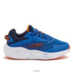 Athletic Sneakers |Avia Boys Avi-Storm R4F4N84 Medium Blue/Navy Blue/Orange