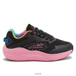Athletic Sneakers |Avia Girls Avi-Storm R4F4N96 Black/Dark Pink/Multicolor