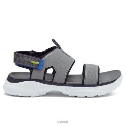 Casual Sandals |Avia Men Avi-Atlantic Sandals R4F4N79 Medium Grey/Dark Grey/Light Green