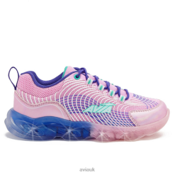 Light Up Sneakers |Avia Girls Avi-Ignite R4F4N105 Light Pink/Teal Green