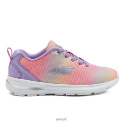 Slip On Sneakers |Avia Girls Avi-Factor 2.0 R4F4N100 Multicolor/Light Purple/Dark Pink