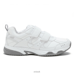 Slip Resistant |Avia Women Avi-Union II Strap R4F4N33 Stellar White/Chrome Grey